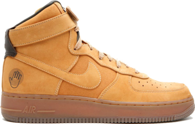 Nike Air Force 1 High Bobbito Mac n Cheese Sanded Gold/Sanded Gold-Wheat 318431-771