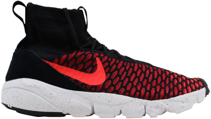 Nike Air Footscape Magista Flyknit Black/Bright Crimson-Gym Red-Cool Grey 816560-002