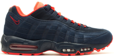 Nike Air Max 95 Obsidian Action Red Obsidian/Obsidian-White-Action Red 609048-400