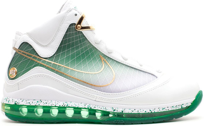 Nike LeBron 7 MTAG Washington DC White/White-Metallic Gold-Gorge Green 375664-171