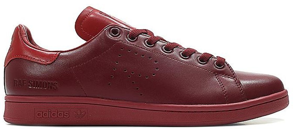 adidas Stan Smith Raf Simons Burgundy B22544 | Rood