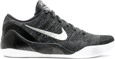 Nike Kobe 9 Elite Premium Low HTM Milan Black Black/Reflect Silver-Dark Grey 698595-001
