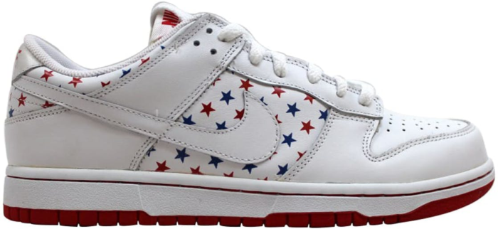 Nike Dunk Low 4th of July (W) White/White-Sport Red 311369-111