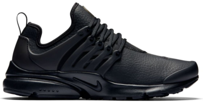 Nike Air Presto Premium Black Leather (W) Black/Black-Black 878071-002