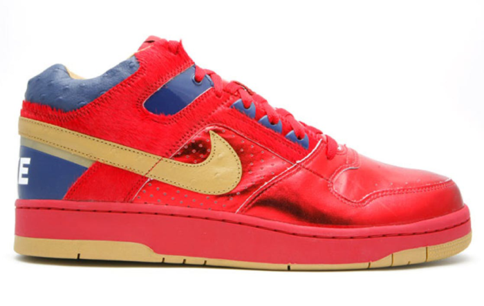 Nike Delta Force Mid Red Gold Varsity Red/Metallic Gold-Binary Blue 318430-671