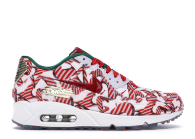 Nike Air Max 90 Candy Cane Christmas (2015) (Women’s) 813150-101