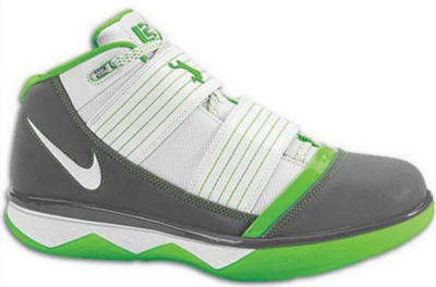 Nike Zoom Soldier III Dunkman White/Mean Green-Flint Grey 354815-131