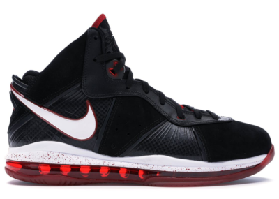 Nike LeBron 8 Black/White/Red 417098-002