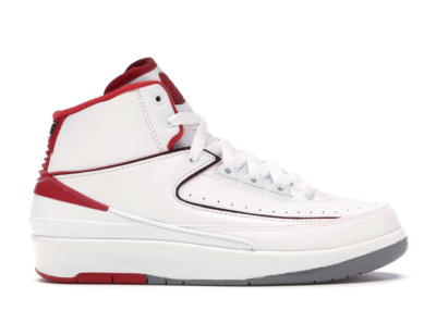 Jordan 2 Retro White Red (2014) (GS) 395718-102
