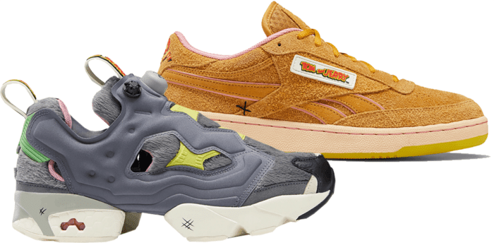 Reebok x Bait The Tom & Jerry Sneaker Kit Gray/Brown TOMJERRY2PACK