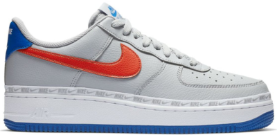 Nike Air Force 1 Low Overbranding Grey Blue Red Wolf Grey/Game Royal-Habanero Red CD7339-001