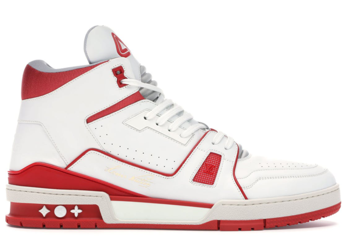 Louis Vuitton Trainer Sneaker White Red White/Red