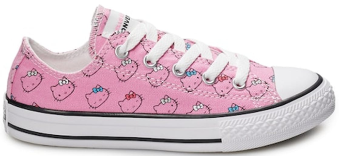 Converse Chuck Taylor All-Star Ox Hello Kitty Pink (PS) Prism Pink/White-White 664638F