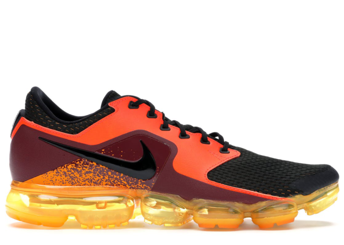 nike air vapormax cs black total crimson