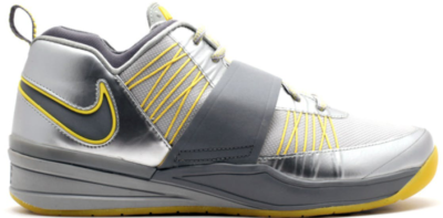 Nike Zoom Revis Oregon Ducks PE Metallic Silver/Metallic Dark Grey-Yellow 374308-617