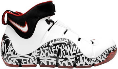 Nike LeBron 4 Graffiti NYC White/Black/Varsity Red BAM284-M43-C1