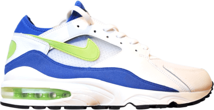 Nike Air Max 93 History of Air (W) White/Laser Lime-Royal Blue 313107-131