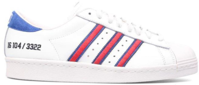 adidas Superstar 80s D-Mop Core White/Core Royal/Red B34076