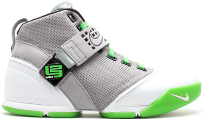 Nike LeBron 5 Dunkman Medium Grey/Medium Grey-Mean Green-White 317253-002