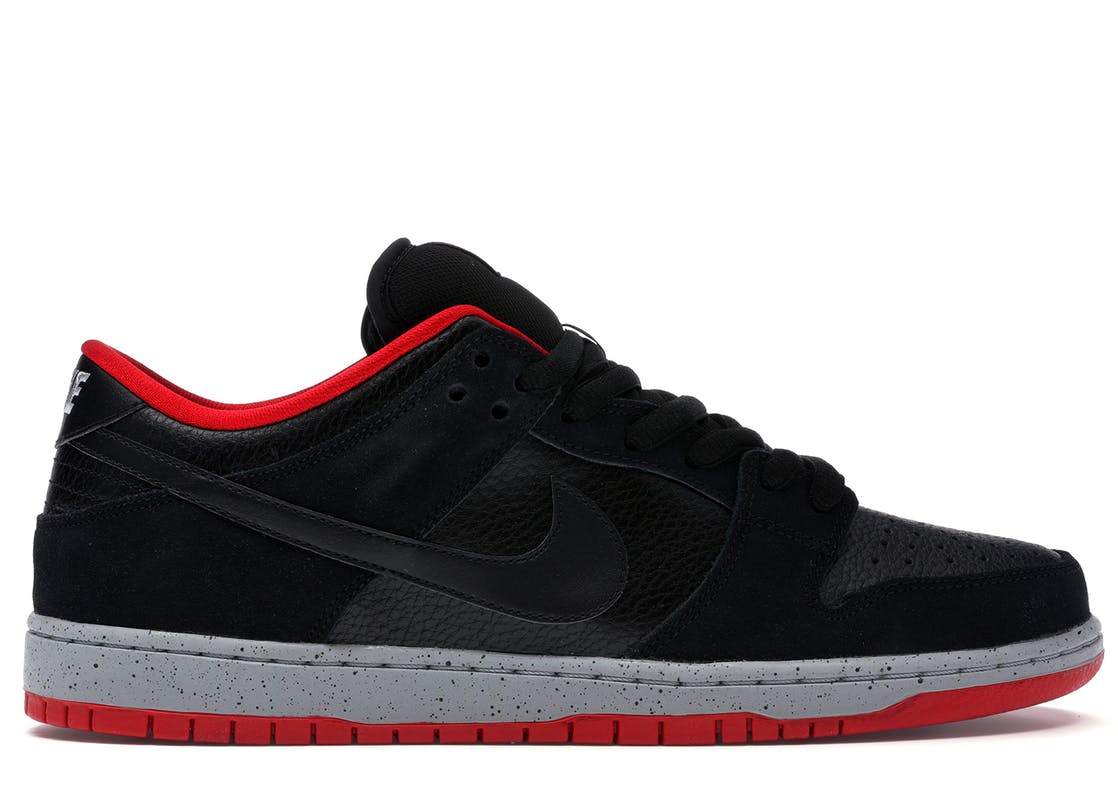 nike sb dunk low supreme black cement