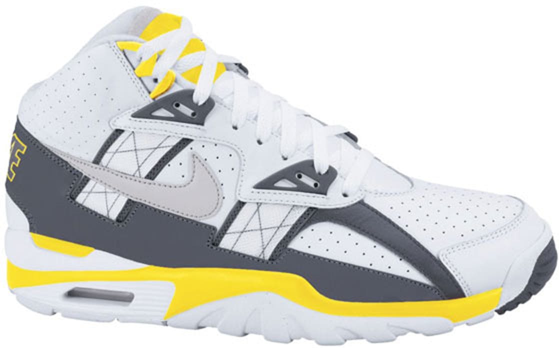 Nike Air Trainer SC High White Grey Lemon White/Light Zen Grey-Graphite ...