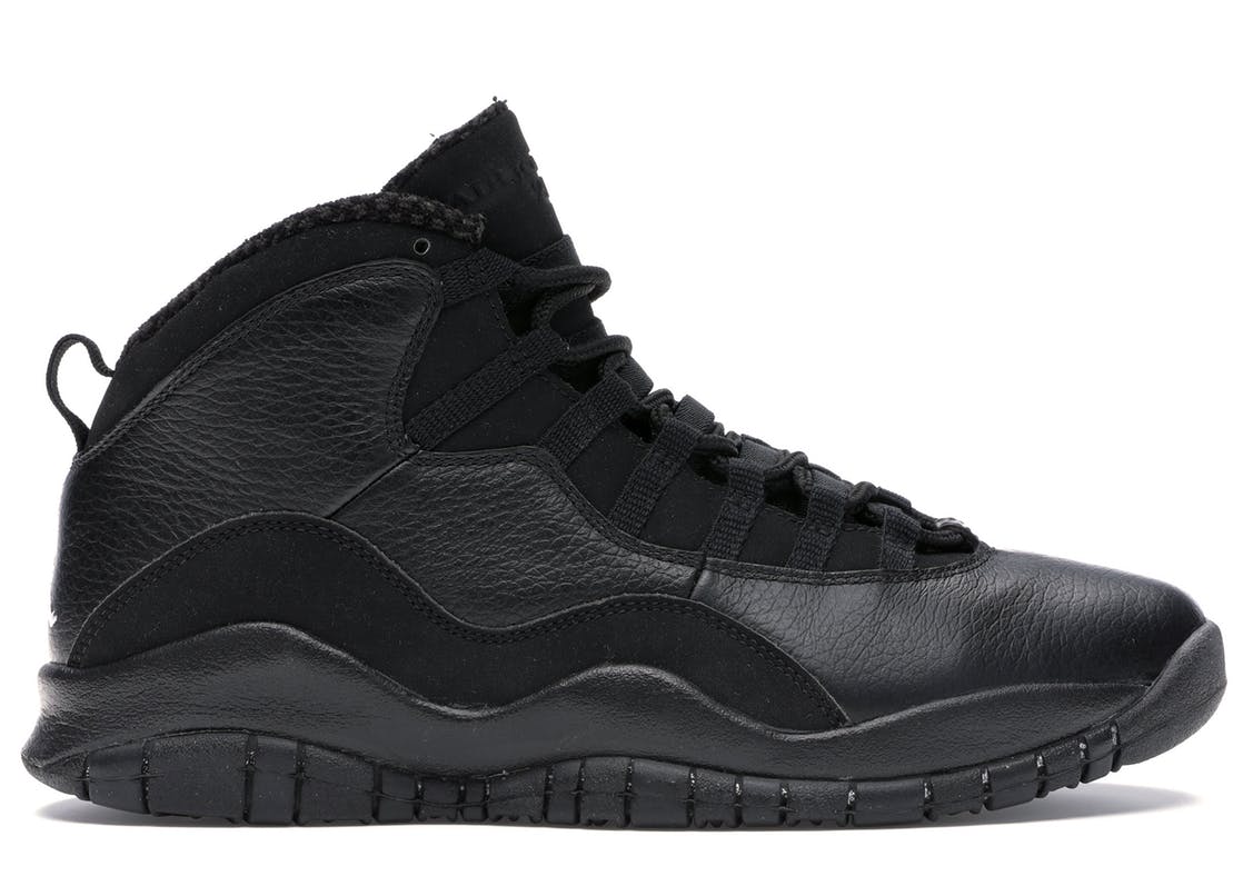 Jordan 10 Retro Blackout Black/White 