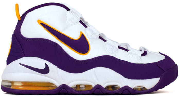Nike Air Max Uptempo Lakers Derek Fisher White/Court Purple-White-White 311090-103