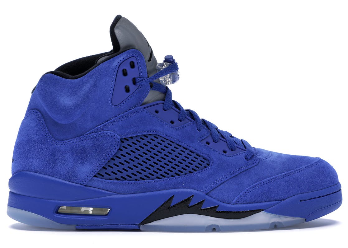 Jordan 5 Retro Blue Suede 401 Blauw