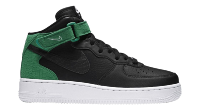 Nike Air Force 1 Mid ’07 Black Green White (W) 818596-002