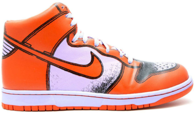 Nike Dunk High 1 Piece Premium Lilac Ice Deep Orange 318998-581