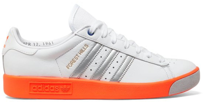 adidas Forest Hills White Silver Orange Cloud White/Matte Silver/Crystal White EE5740