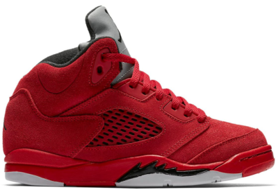 Jordan 5 Retro Red Suede (PS) University Red/Black 440889-602
