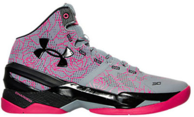 Under Armour UA Curry 2 Mothers Day Light Grey/Black – Pink 1259007-037