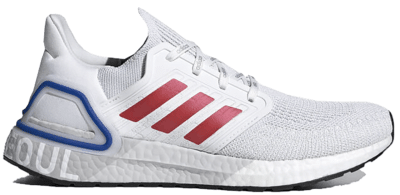 adidas Ultra Boost 20 City Pack Seoul Cloud White/Glory Red/Team Royal Blue FX7813