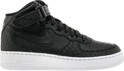 Nike Air Force 1 Mid Black Snake (GS) 820342-001