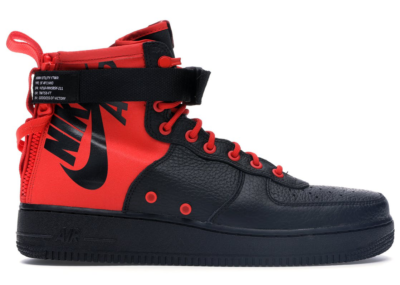 Nike SF Air Force 1 Mid Habanero Red Black Habanero Red/Habanero Red-Black 917753-601