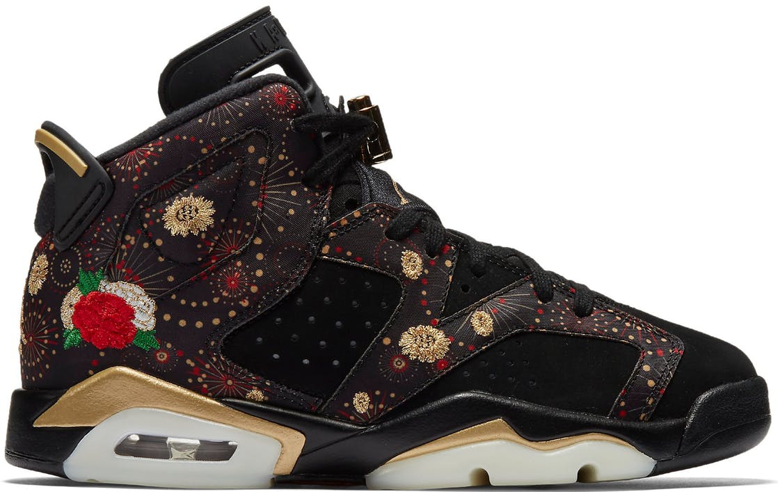 Jordan 6 Retro Chinese New Year (2018) (GS) AA2495-021 | Zwart