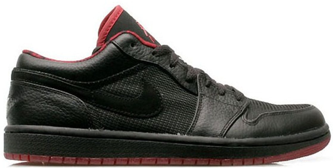 jordan 1 shiny red and black