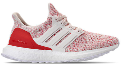 adidas Ultra Boost 4.0 Chalk White Active Red (Youth) F34034