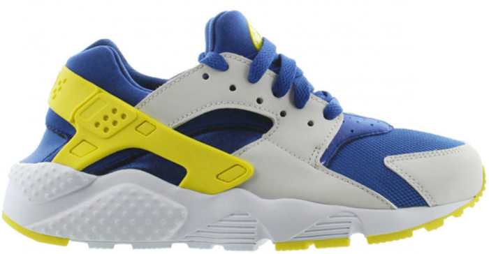 Nike huarache 2024 blue yellow