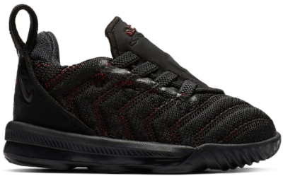 Nike LeBron 16 Fresh Bred (TD) Black/Black-University Red AQ2468-002