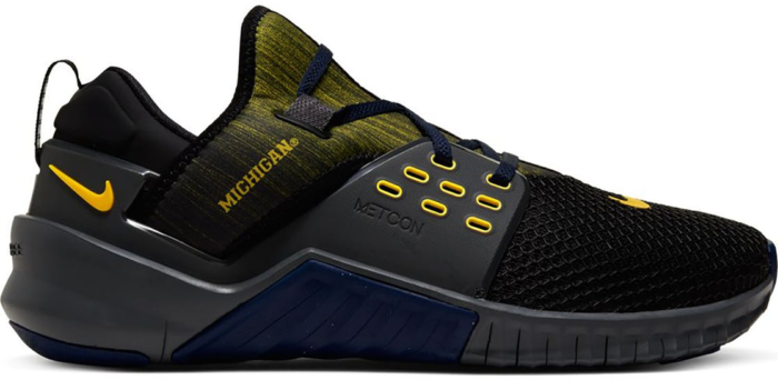 Nike Free X Metcon 2 Michigan Black/Iron Grey-College Navy-Amarillo CQ8638-001