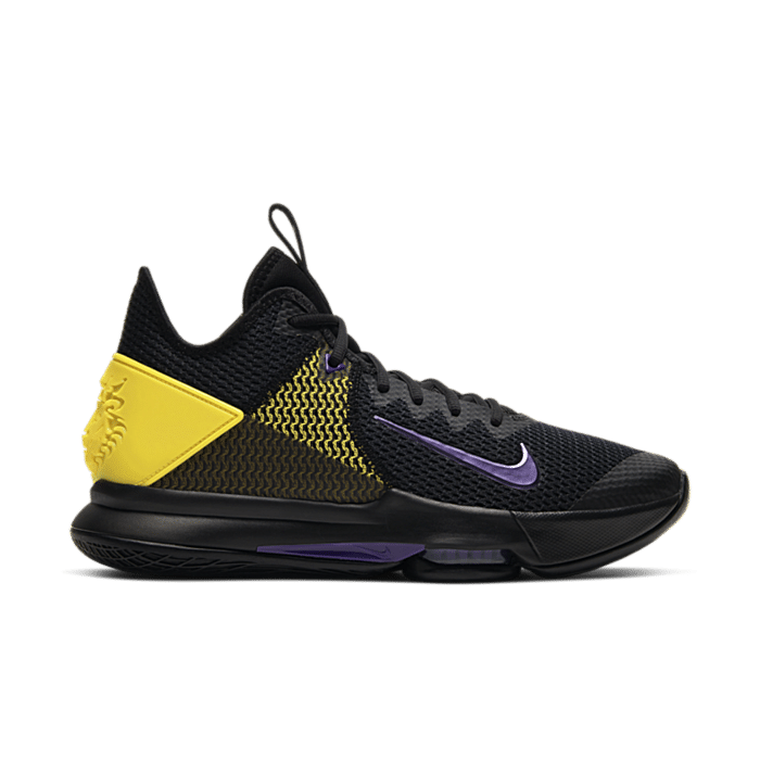 Nike LeBron Witness 4 Black/Opti Yellow BV7427-004