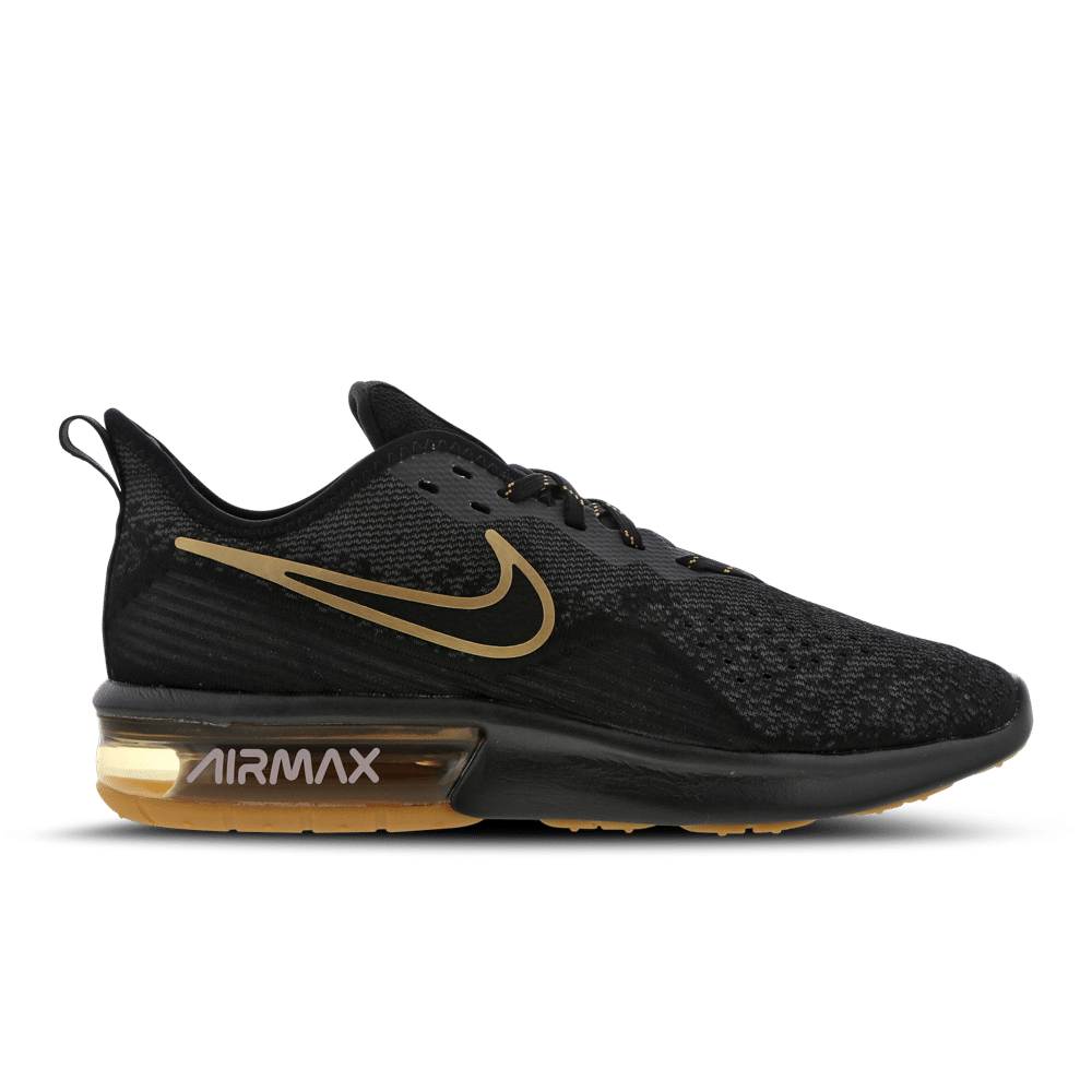 nike sequent 4 black gold