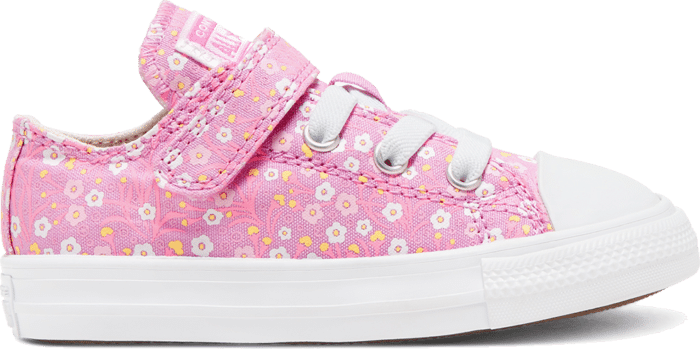 Converse Ditsy Floral Easy-On Chuck Taylor All Star Low Top Schoen Peony Pink/Topaz Gold/White 766882C