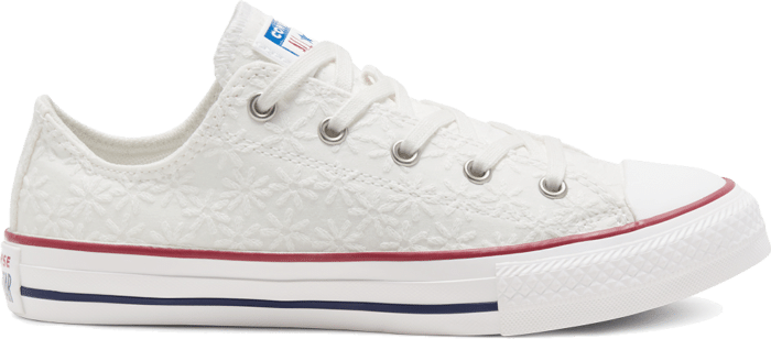 Converse Little Miss Chuck Taylor All Star Low Top White 668031C