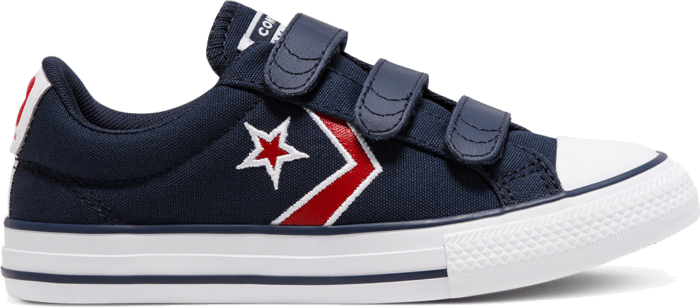 Converse Easy-On Star Player Low Top Schoen Obsidian/University Red/White 666960C