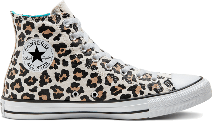 Converse Twisted Archive Prints Chuck Taylor All Star High Top Schoen Driftwood/Black/Light Fawn 166716C