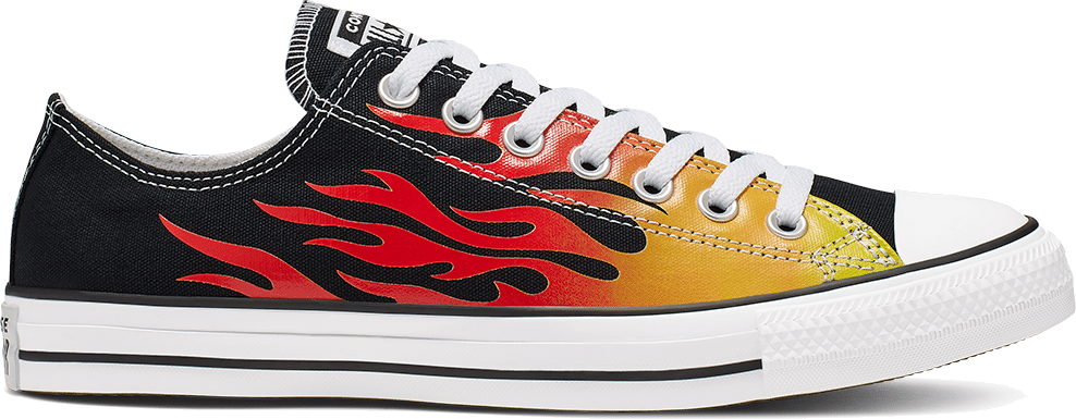 Converse Chuck Taylor All Star Ox Black 166259C | Zwart