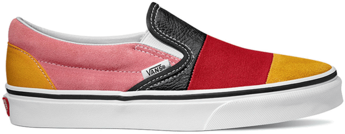 vans patchwork slip on womens